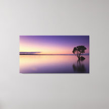 Lienzo Triptico Natural Landscape Lake