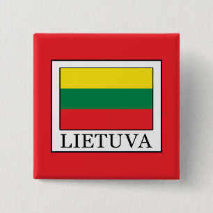 Lietuva 15 Cm Square Badge