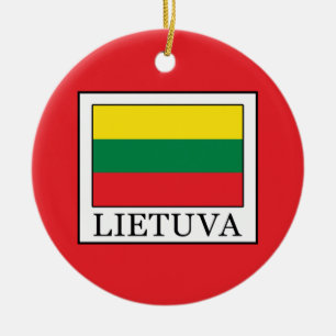 Lietuva Ceramic Tree Decoration