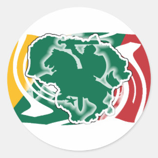 Lietuva gifts classic round sticker