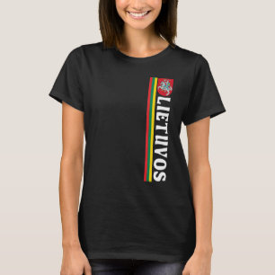 Lietuvos Soccer Pride Flag And Emblem Lithuanian T-Shirt