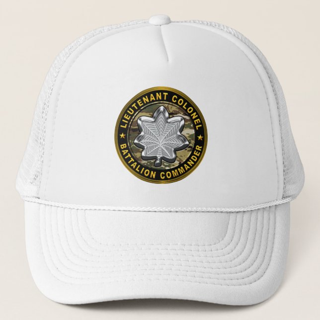 Lieutenant Colonel Trucker Hat (Front)
