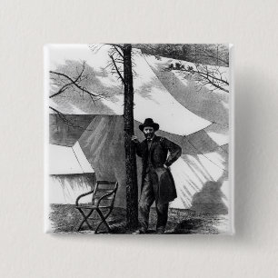 Lieutenant General Ulysses S. Grant 15 Cm Square Badge