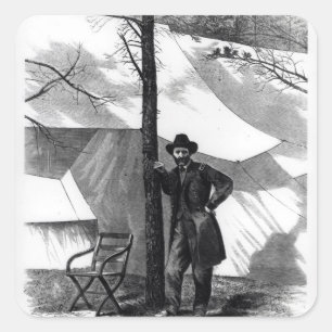 Lieutenant General Ulysses S. Grant Square Sticker