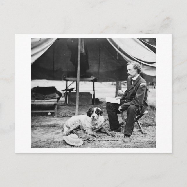 Lieutenant Georger Custer PhotographVirginia Postcard (Front)