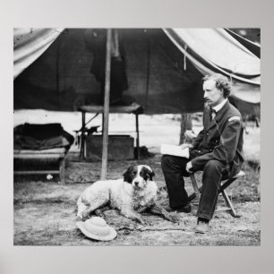 Lieutenant Georger Custer PhotographVirginia Poster