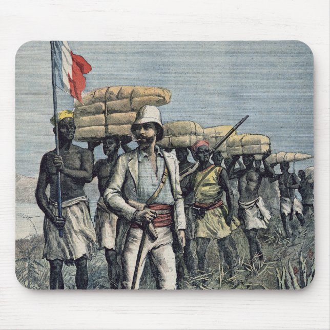 Lieutenant Mizon  on his 1892 Mission Mouse Pad (Front)