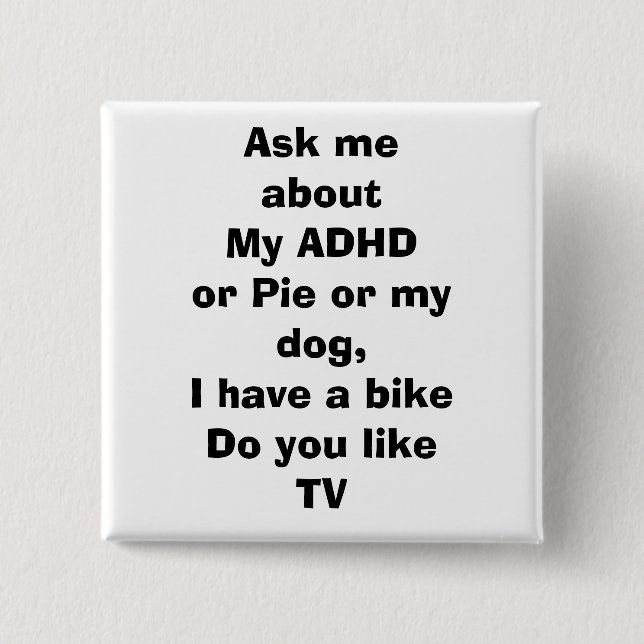 life 15 cm square badge (Front)