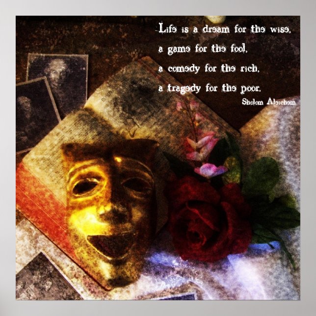 Life A Game, A Tragedy, A Comedy Poster (Front)