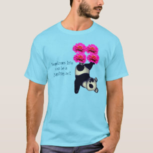 Life A Juggling Act Panda Inspirational   T-Shirt