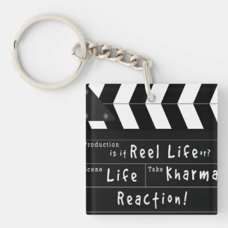 Life, Action, Kharma Keybob Key Ring