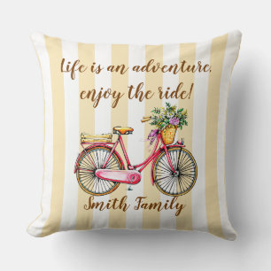 Life Adventure Bicycle Custom Cushion