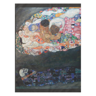 Life and Death, and The VirgGustav Klimt  Fleece B Tablecloth