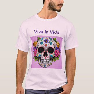 Life and Death Harmony Skull T-Shirt