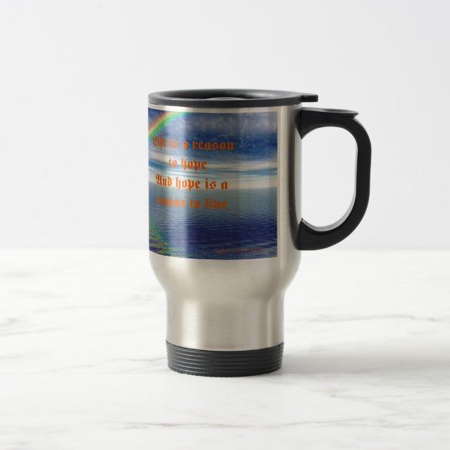 Life and hope travel mug (Right)