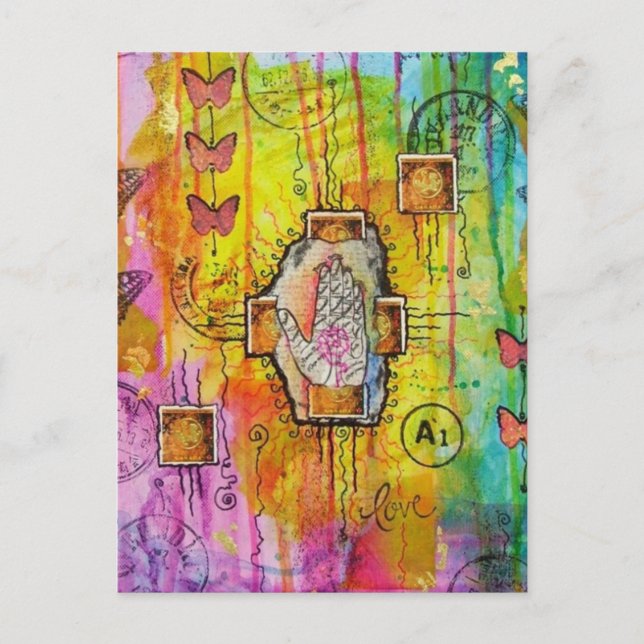 Life And Love Postcard (Front)