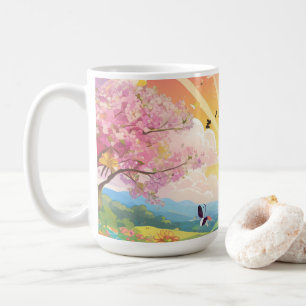 Life and Natural Beauty Thermal Tumbler Coffee Mug