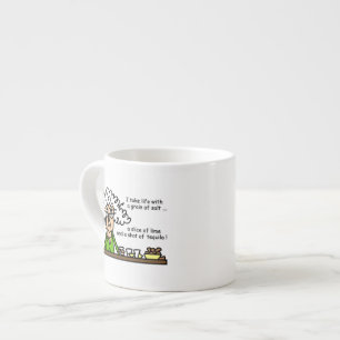 Life and Tequila Humour Espresso Cup
