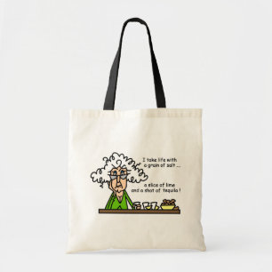 Life and Tequila Humour Tote Bag