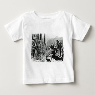 Life and Times of Daniel Boone Vintage Glass Slide Baby T-Shirt