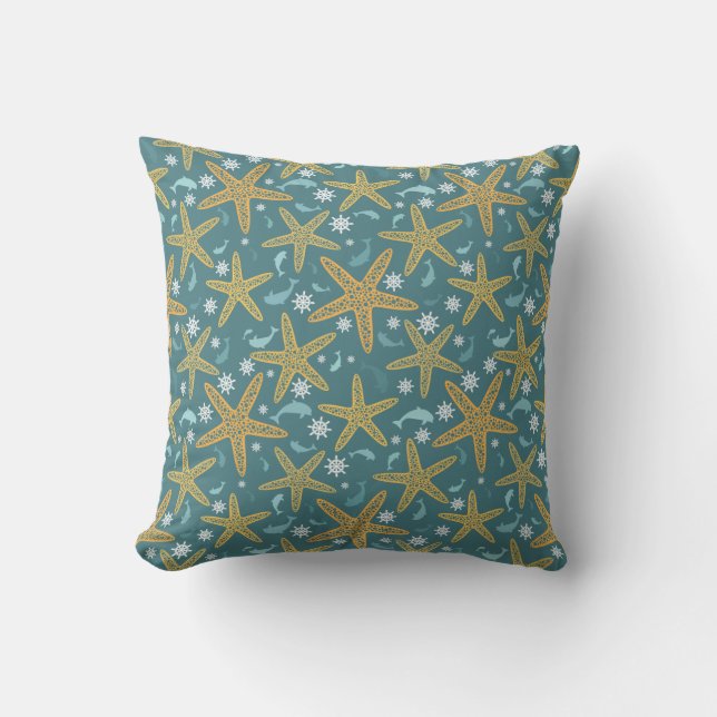 Life at Sea Cushion (Front)