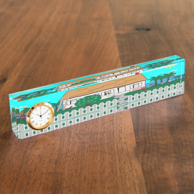 Life At The Beach Nameplate (Side)