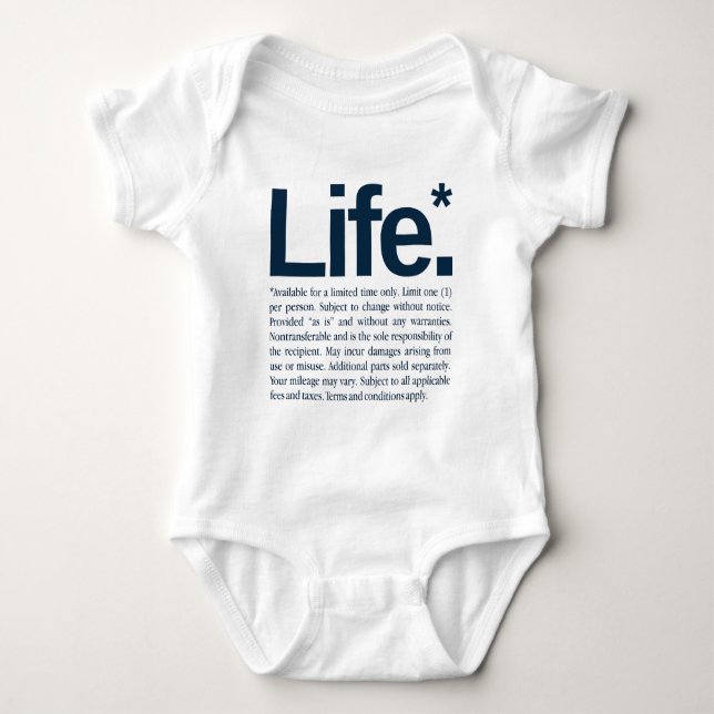 Life* Baby Bodysuit (Front)