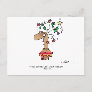 LIFE BEGETS LIFE! Postcard by April McCallum