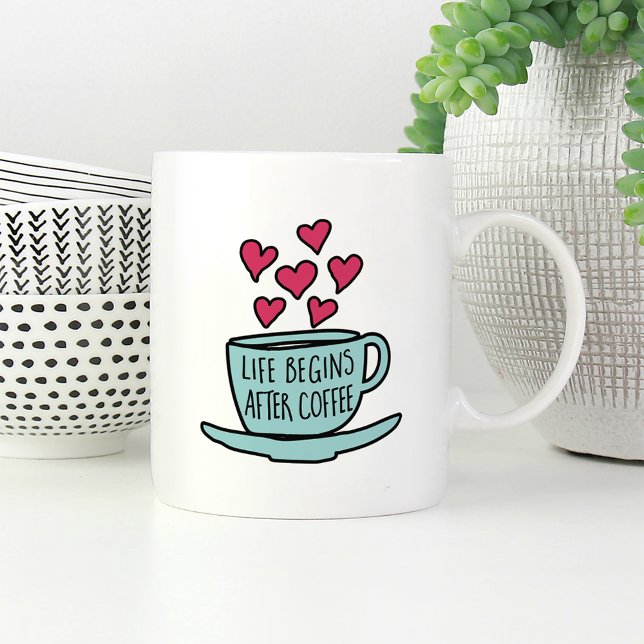 Life Begins After Coffee Mug (Creator Uploaded)