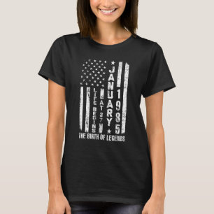 Life Begins At 37 Born In January 1985 The Year Of T-Shirt