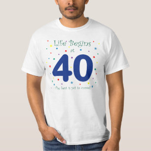 Life Begins at 40 T-Shirt