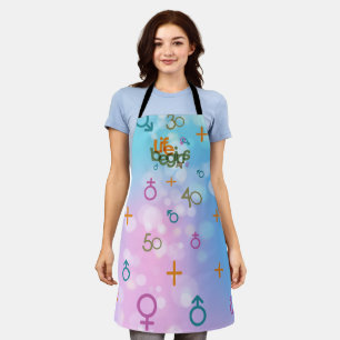 Life Begins At (Customise)   Apron (Middle)