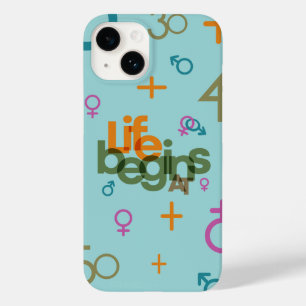 Life Begins At (Customise)   Case-Mate iPhone 14 Case