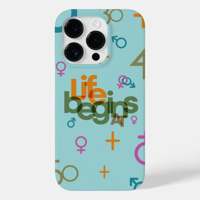 Life Begins At (Customise) | Case-Mate iPhone Case (Back)
