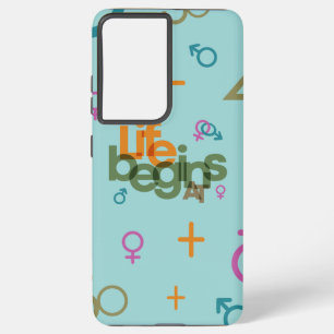 Life Begins At (Customise)   Samsung Galaxy Case