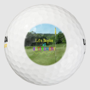 Life Begins at Retirement--Playing Golf Balls