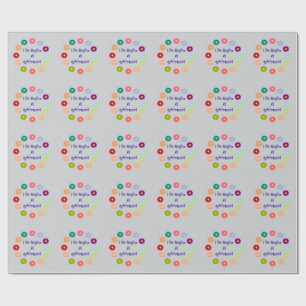 Life Begins at Retirement Wrapping Paper