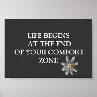 Life Begins Inspirational Poster