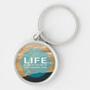 Life Begins Key Ring