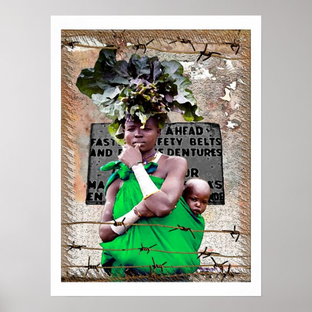 Life Behind a Barb Wire Fence Poster (Front)