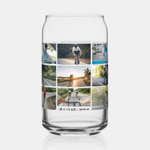Life Behind Bars Personalise Images Bicycle Lovers Can Glass