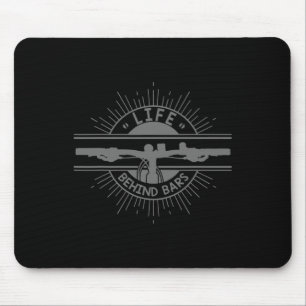 Life Behind Rs Mountain Bike Biking Biker Gift Mouse Pad