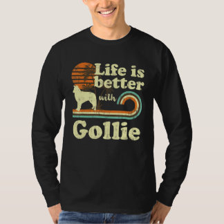 Life Better Gollie Vintage Dog Mum Dad T-Shirt