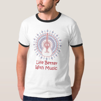 Life Better With Music Hippie T-Shirt