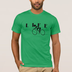 "LIFE" Bicycle Graphic T-Shirt   Modern Cycling En