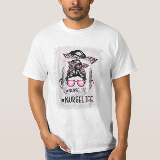 Life Bleached Pink Leopard T-Shirt