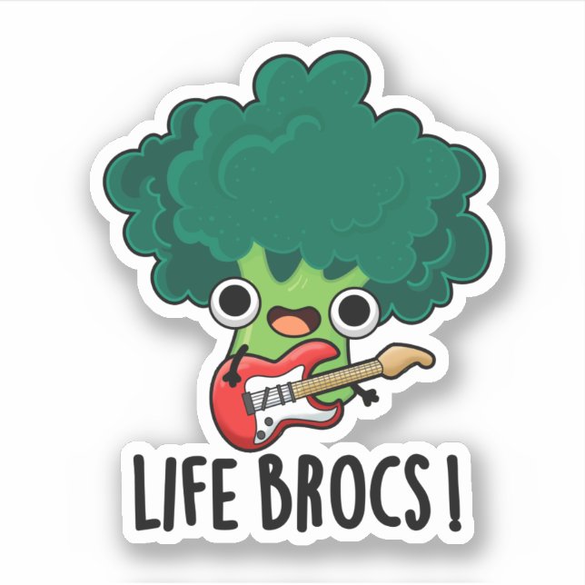 Life Brocs Funny Veggie Broccoli Pun  (Front)