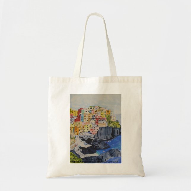 Life By The Sea Tote Bag (Front)