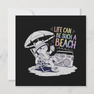 Life Can Be Such a Beach: Fun and Relaxed Life Invitation