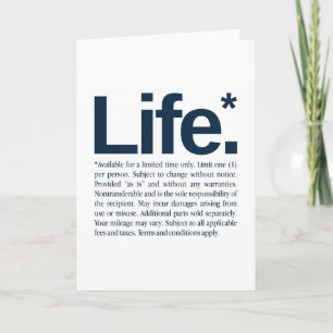 Life* Card